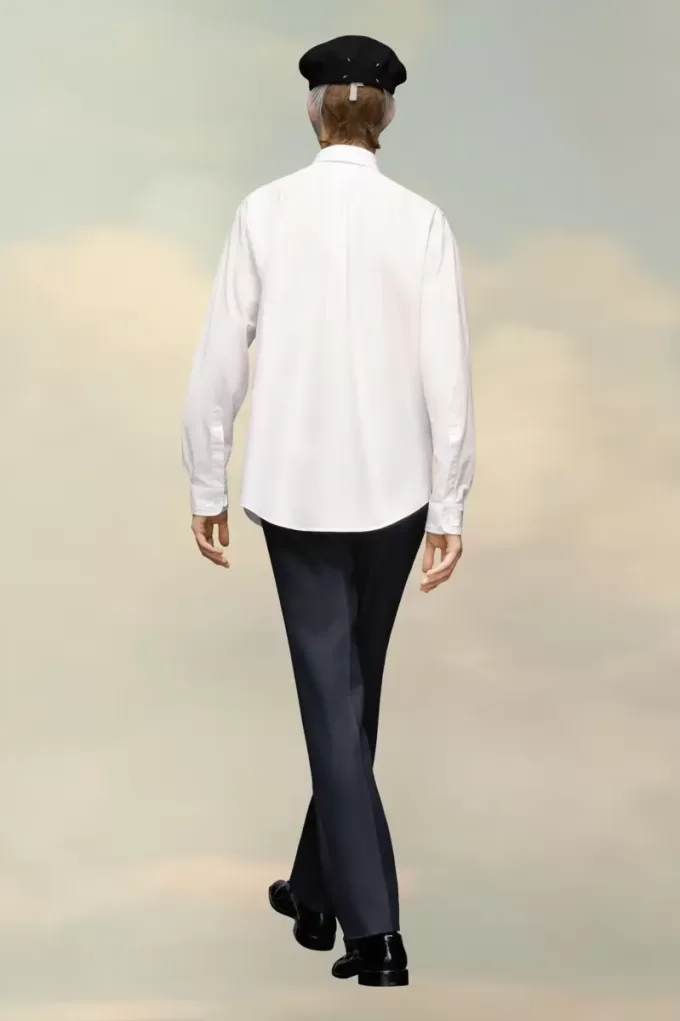 Eco cotton poplin shirt