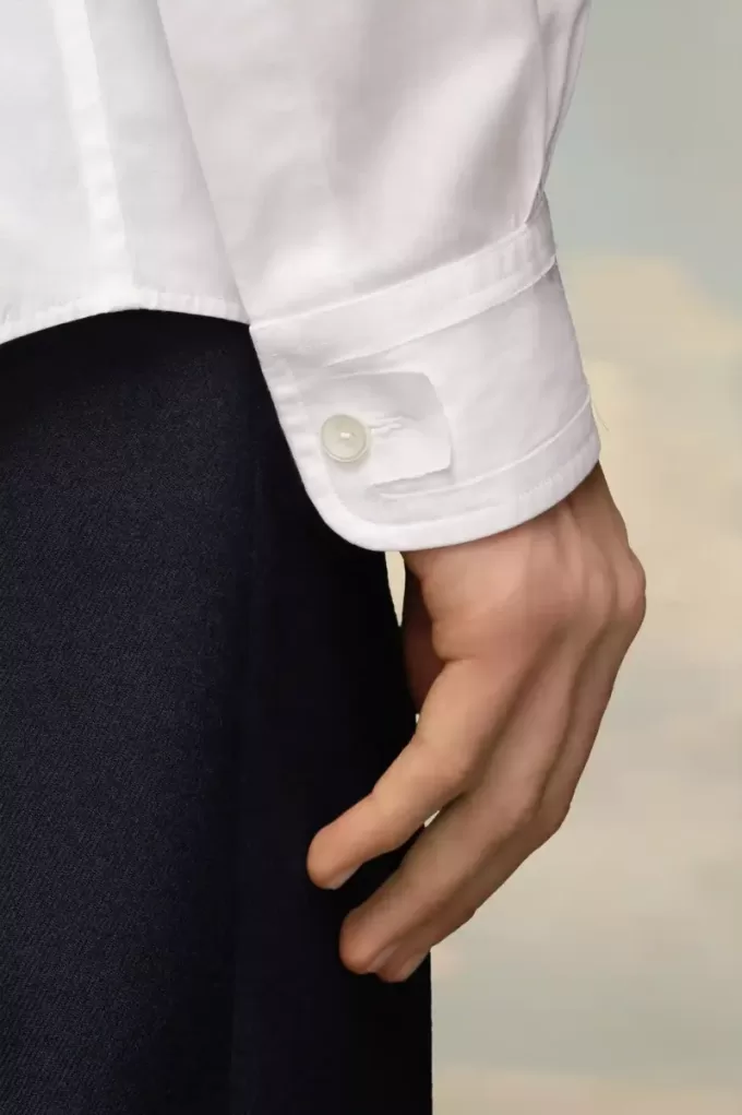 Eco cotton poplin shirt