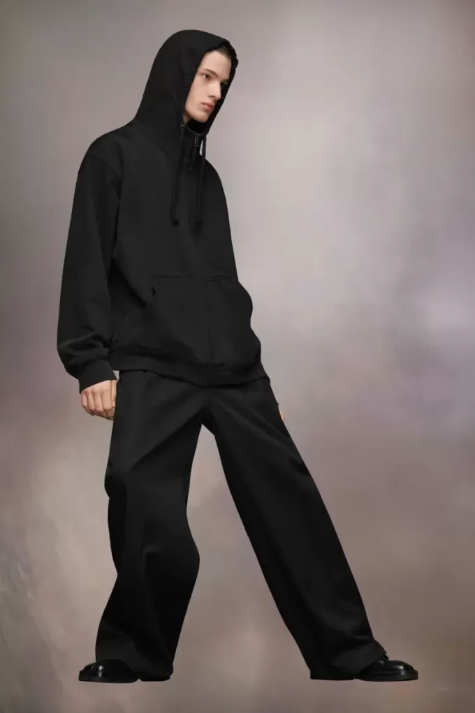 Embroidered Logo Hoodie