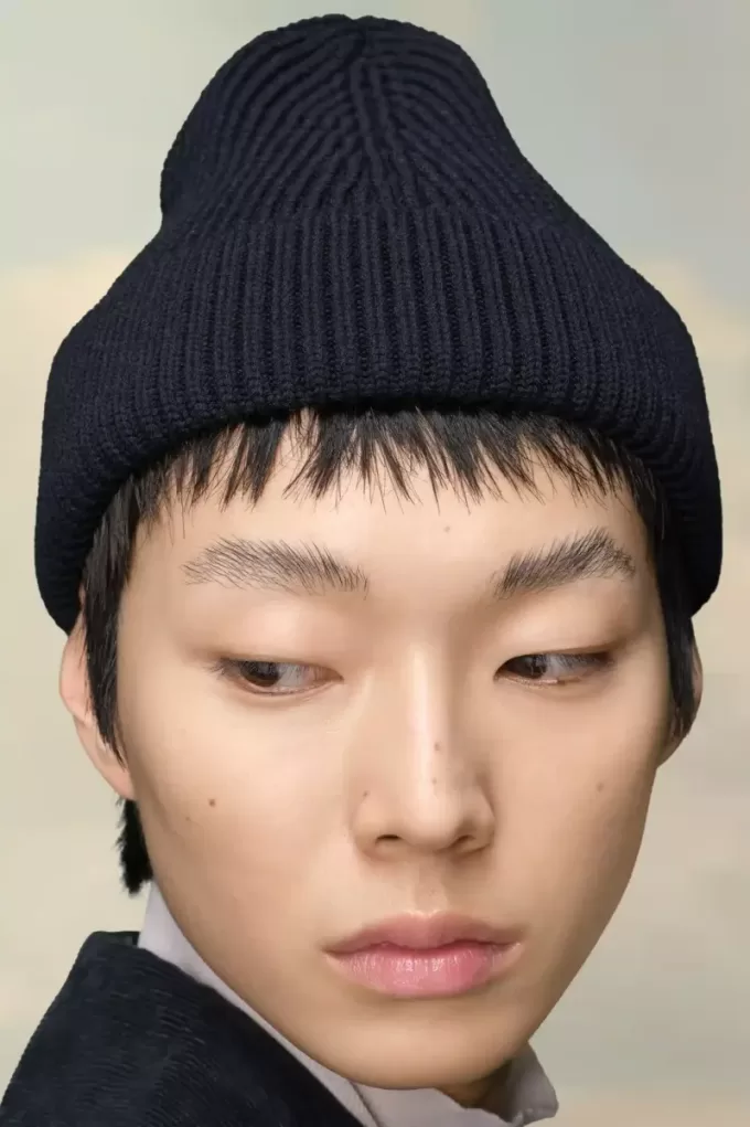 Four-stitches beanie