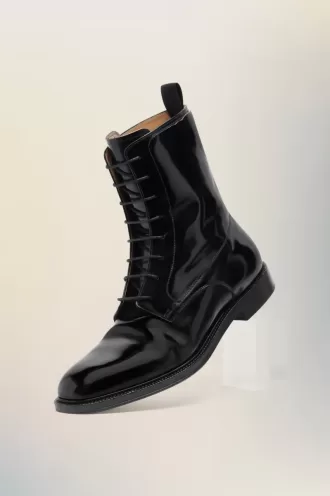 Loved to death lace-up boots