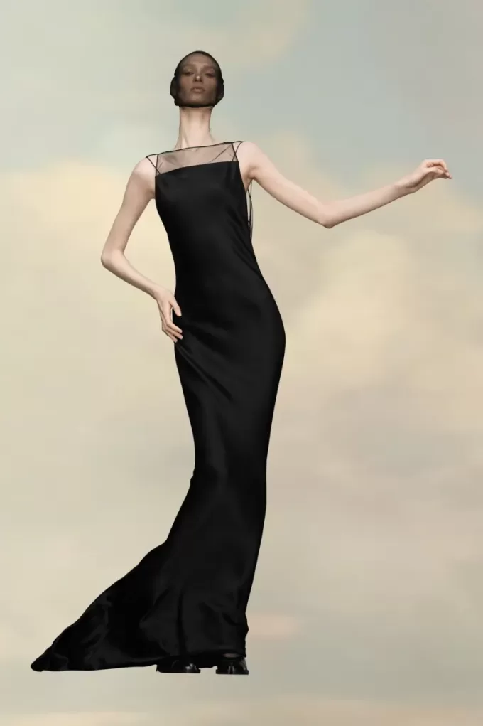 Maison Margiela Hammered Satin Gown Maison Margiela Hammered Satin Gown