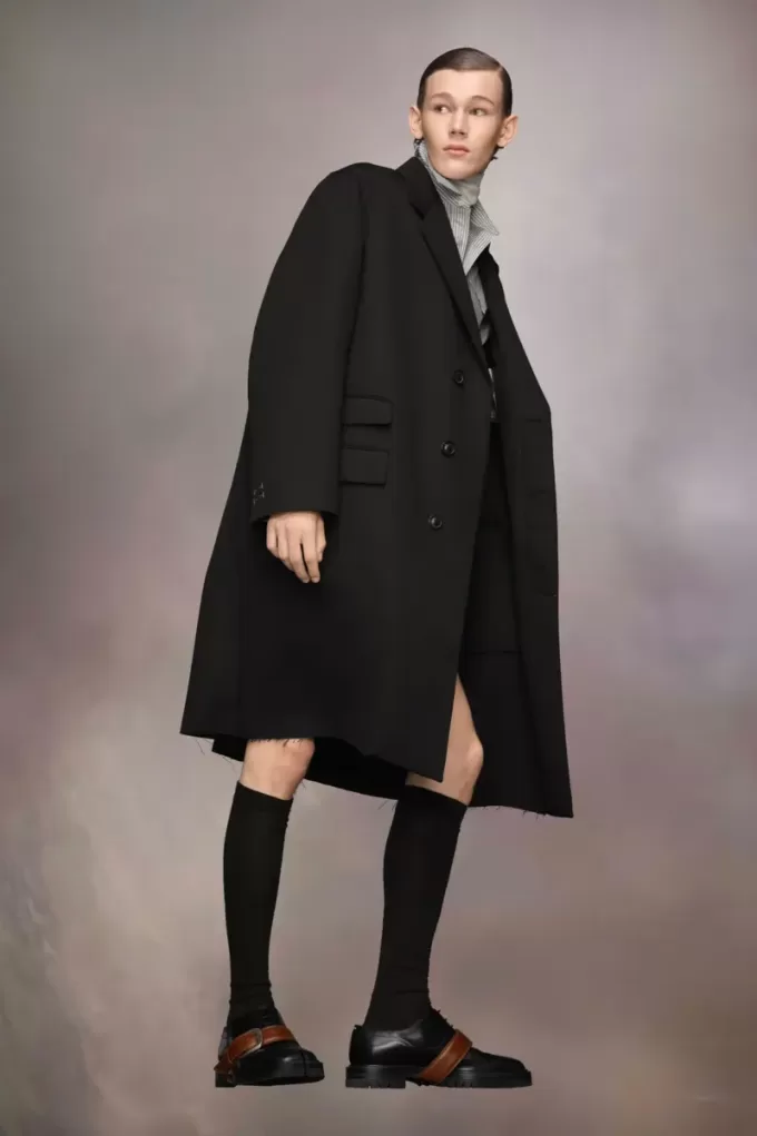 Maison Margiela Wool Silk Coat
