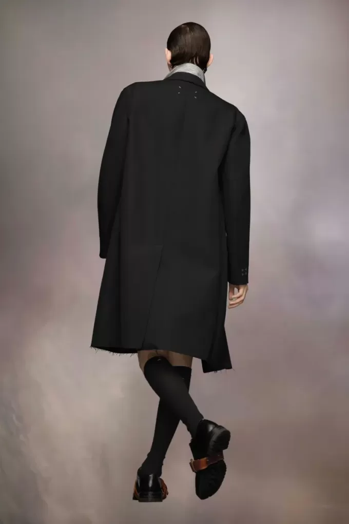 Maison Margiela Wool Silk Coat