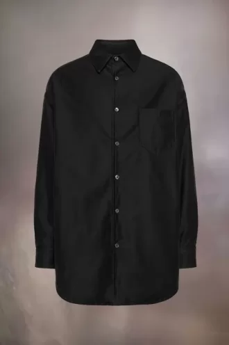 Padded Satin Cotton Shirt