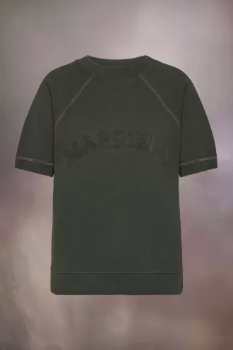 Short sleeve sweatshirt