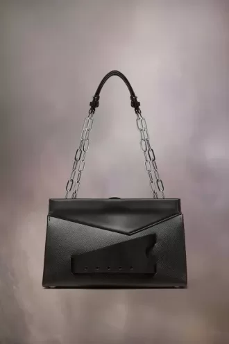 Snatched shoulder clutch bag medium