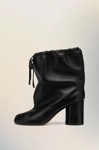 Tabi Drawstring Ankle Boots