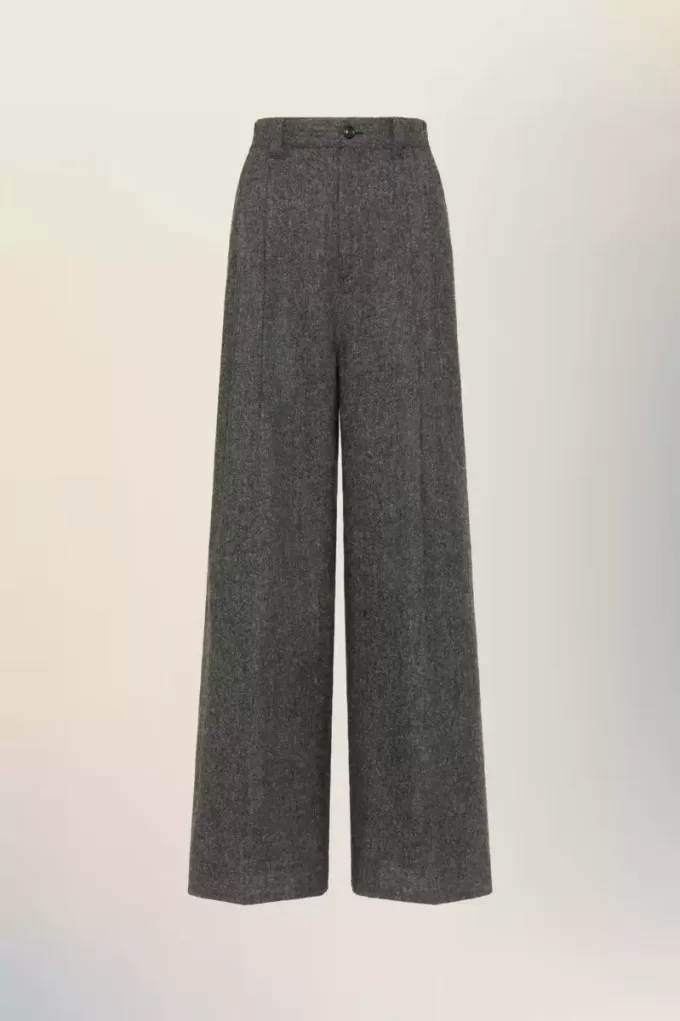 Wide-leg wool trousers Wide-leg wool trousers