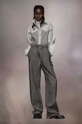 Wool Mohair Trousers