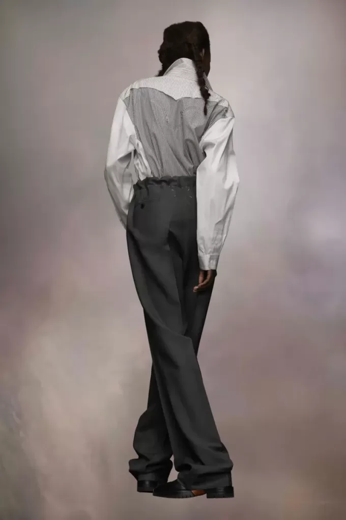 Wool Mohair Trousers